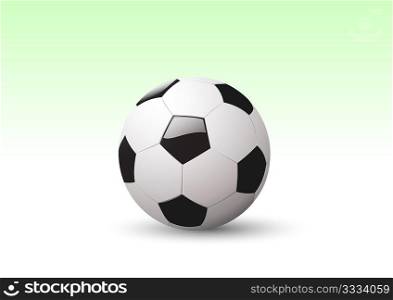 Vector illustration of a Football / Soccer ball.