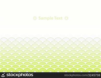 Vector illustration of a funky retro style half circles background sheet.