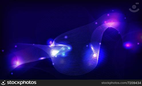 Vector illustration of a metamorphosis waves and sparks. Template for presentations, backgrounds, postcards and your design. Vector illustration of a metamorphosis waves and sparks. Templat