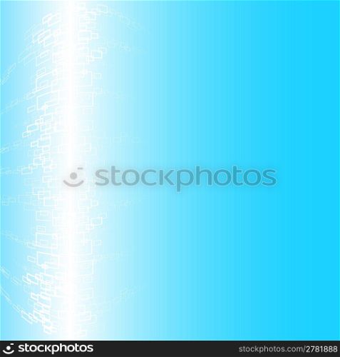 Vector illustration of a modern glowing border abstract background with copy space.