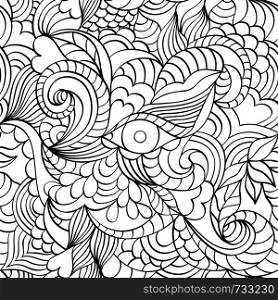Vector illustration of abstract seamless pattern.Abstract background
