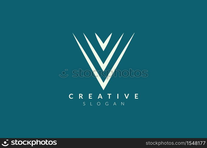 Vector illustration of abstract triangle shape design. Minimalist and simple logo, flat style, modern icon and symbol.