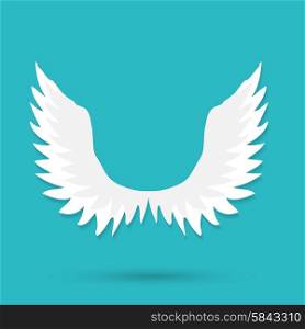 Vector illustration of angel icon