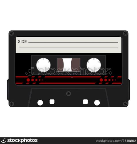 Vector illustration of audio cassettes
