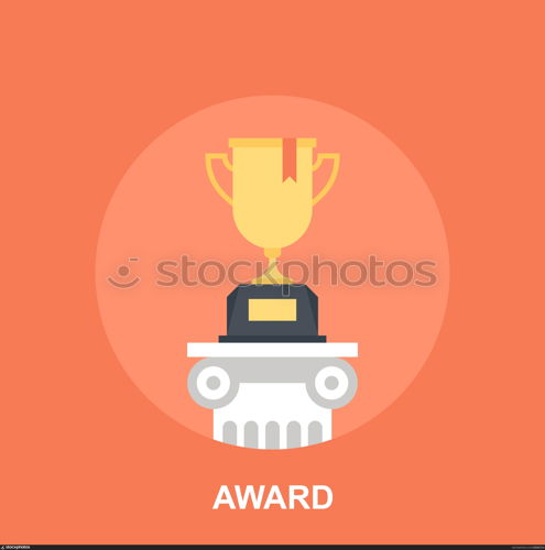 Vector illustration of award flat design concept.