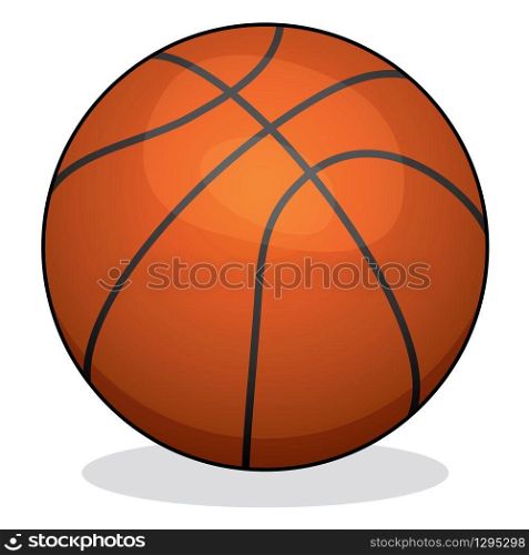 vector illustration of basket ball