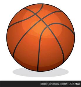 vector illustration of basket ball
