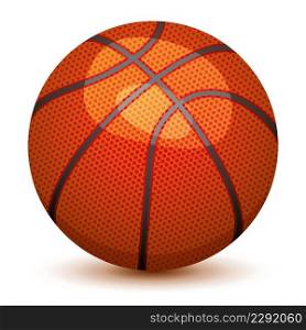 vector illustration of basket ball 