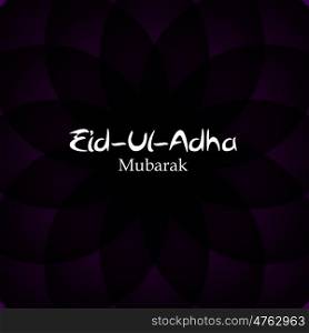 Vector Illustration of Beautiful Greeting Card Design 'Eid Adha' (Festival of Sacrifice) EPS10