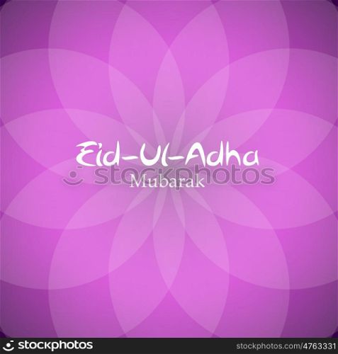 Vector Illustration of Beautiful Greeting Card Design 'Eid Adha' (Festival of Sacrifice) EPS10