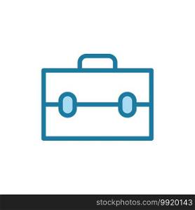 Vector illustration of briefcase icon design template