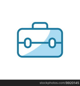 Vector illustration of briefcase icon design template