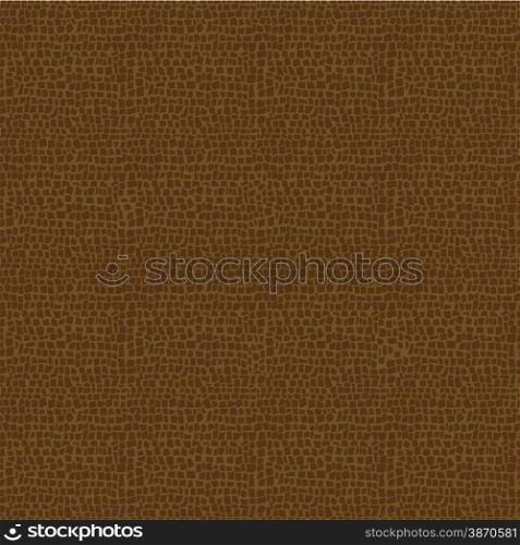 Vector illustration of brown Leather seamless pattern