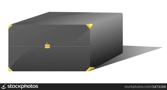Vector illustration of casket