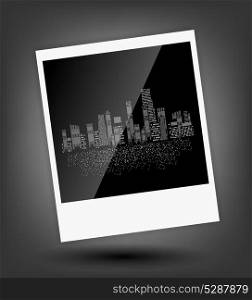 vector illustration of cities silhouette
