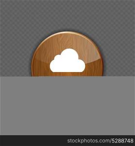Vector illustration of cloud apps icon