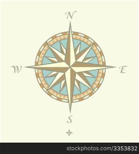 Vector illustration of Compass Windrows. Great for any &acute;direction&acute; you want to go...