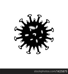 Vector illustration of corona virus icon