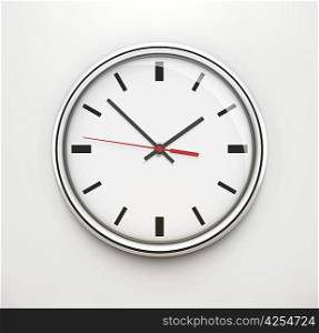 Vector illustration of detailed classic office clock icon for your design, website, application or presentation