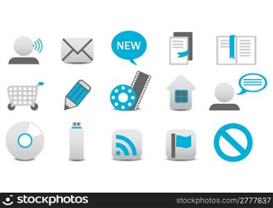 Vector illustration of different Professional icons. You can use it for your website, application, or presentation