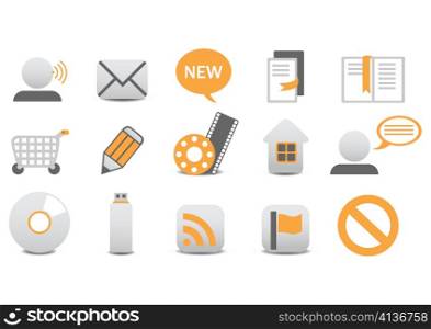 Vector illustration of different Professional icons. You can use it for your website, application, or presentation