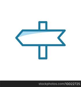 Vector illustration of direction icon design template
