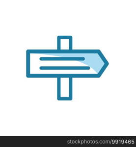 Vector illustration of direction icon design template