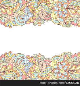 Vector illustration of floral abstract pattern.Abstract background.