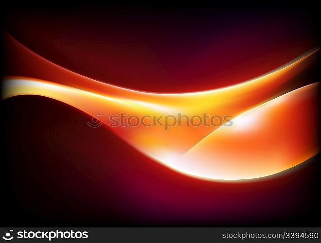 Vector illustration of futuristic abstract glowing background