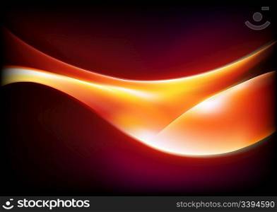 Vector illustration of futuristic abstract glowing background