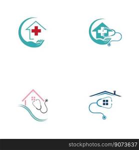 vector illustration of Home Care Logo set Template
