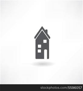 Vector illustration of icons of homes