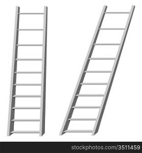 Vector illustration of ladders
