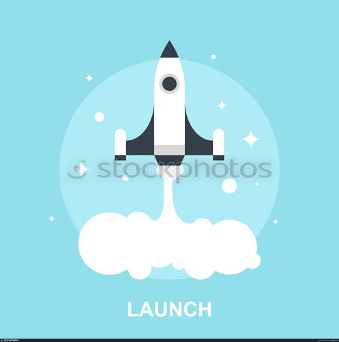 Vector illustration of launch flat design concept.