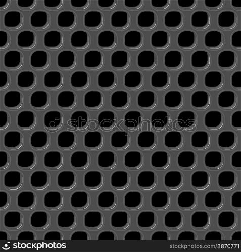Vector illustration of Metal grid seamless pattern