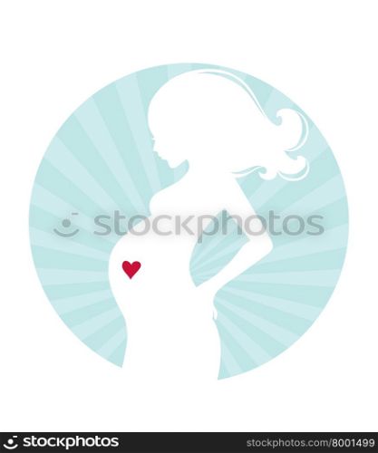 Vector illustration of Pregnant woman eps 10
