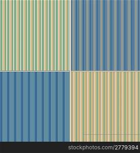 Vector Illustration of Retro seamless backgrounds. May be used as desktop wallpaper