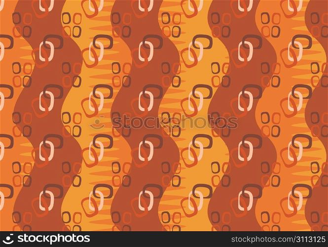 Vector illustration of rings retro abstract background.