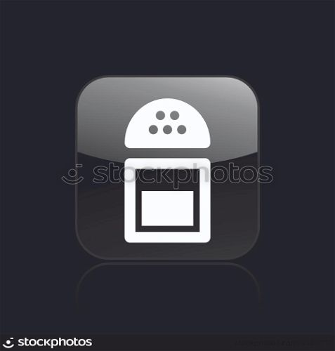 Vector illustration of salt storage icon. Vector illustration of salt single isolated icon