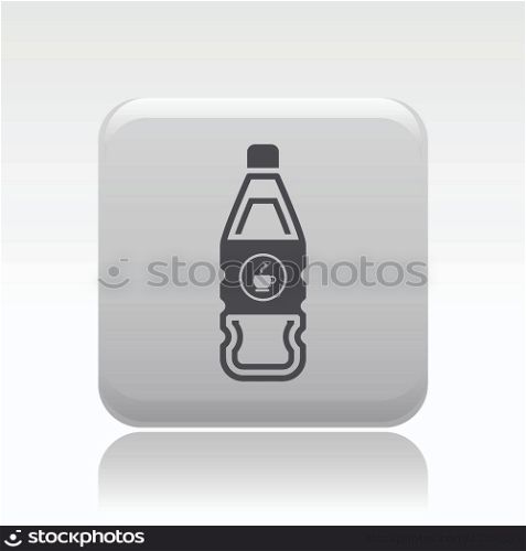 Vector illustration of single coffee icon . Vector illustration of single isolated coffee icon