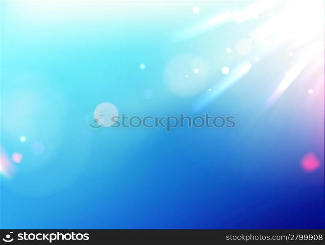 Vector illustration of soft blue abstract background