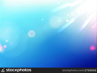 Vector illustration of soft blue abstract background