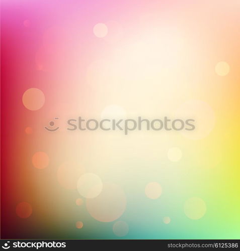 Vector illustration of soft colored abstract background. Vector illustration of soft colored abstract background. Summer bokeh light