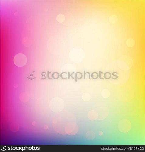Vector illustration of soft colored abstract background. Vector illustration of soft colored abstract background. Summer bokeh light