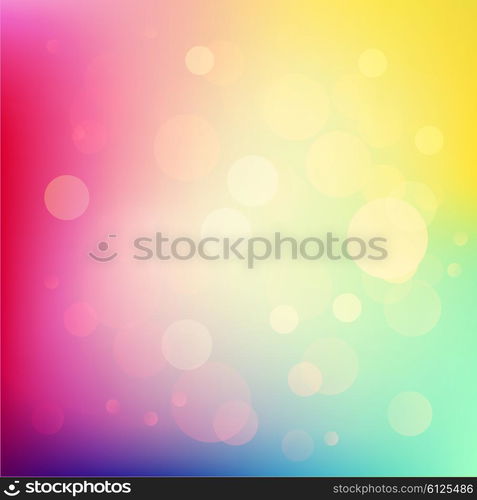 Vector illustration of soft colored abstract background. Vector illustration of soft colored abstract background. Summer bokeh light