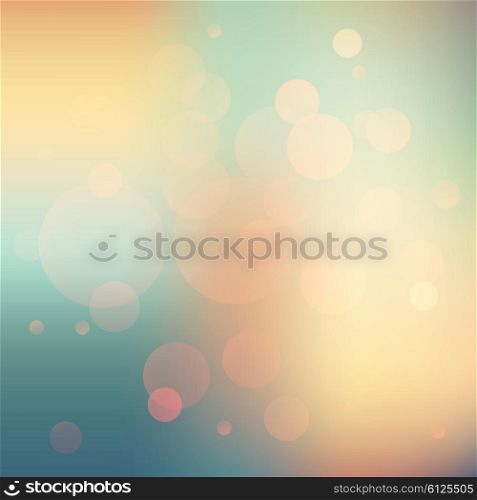 Vector illustration of soft colored abstract background. Vector illustration of soft colored abstract background. Summer bokeh light