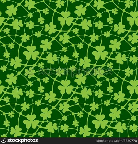 Vector illustration of St. Patrick day seamless pattern
