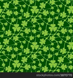 Vector illustration of St. Patrick day seamless pattern