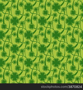 Vector illustration of St. Patrick day seamless pattern