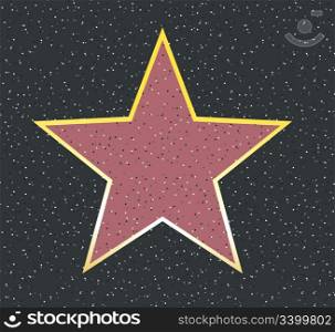 vector illustration of star